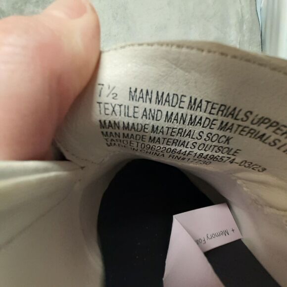 Wild Fable Y2K Women Lacey Loafer White Size 7.5 Slip-On Memory Foam Insole NWOT - Picture 8 of 9